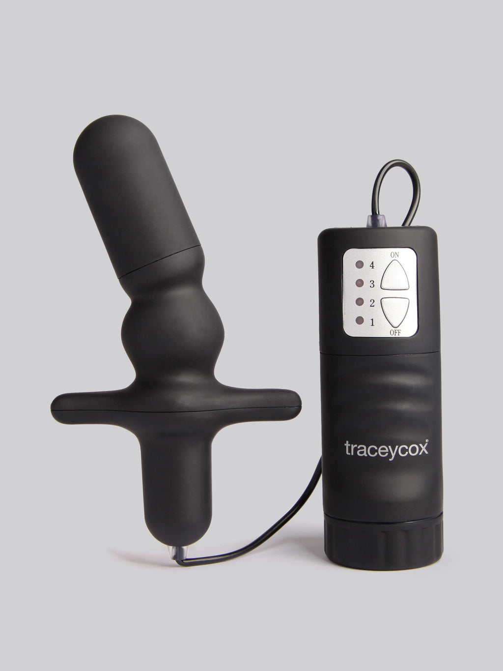 Tracey Cox Supersex Vibrating Butt Plug 3 Inch, Black