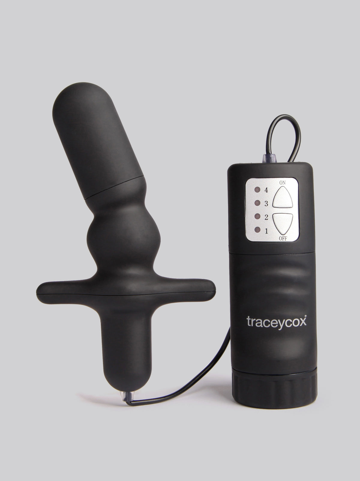 Tracey Cox Supersex Vibrating Butt Plug 3 Inch, Black