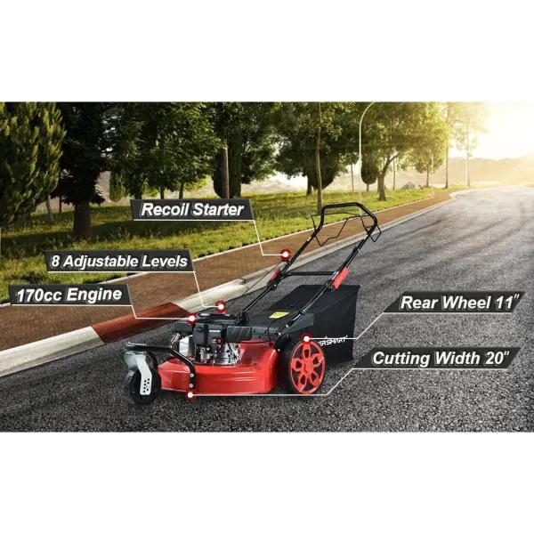 PowerSmart Walk Behind Self Propelled Lawn Mower 20 in. Rear-wheel Drive