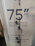 brand new tcl - 75” class 4 series 4k uhd smart roku tv