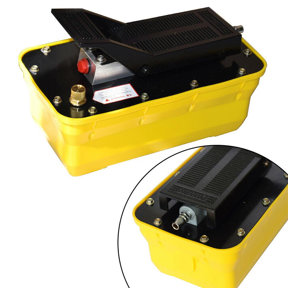 Air Powered Hydraulic Foot Pedal Pump Auto Body Frame Machine w/ 10,000PSI 2.3L