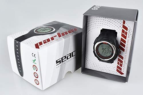 Seac Partner, wrist-mount freediving computer, black, one size