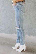 straight leg jeans