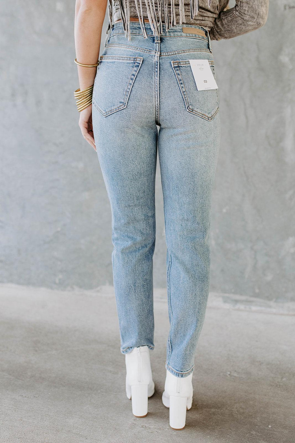 straight leg jeans