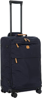 X-Bag Large Spinner with Frame - 25 Inch - Suitcases with Wheels - Checked Luggage - Navy