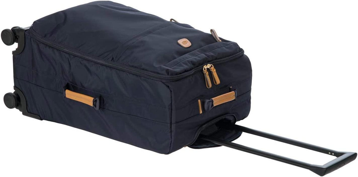X-Bag Large Spinner with Frame - 25 Inch - Suitcases with Wheels - Checked Luggage - Navy
