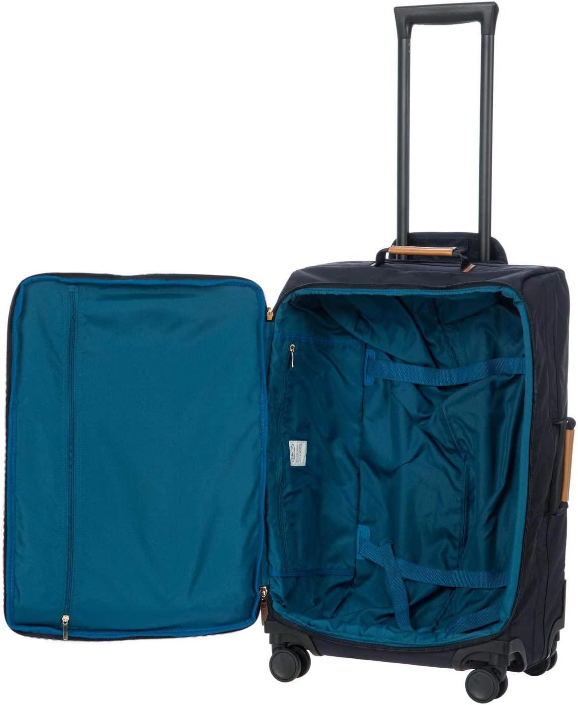 X-Bag Large Spinner with Frame - 25 Inch - Suitcases with Wheels - Checked Luggage - Navy