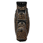 Golf Girl Ladies 14 Way Cart Bag - Leopard Skin