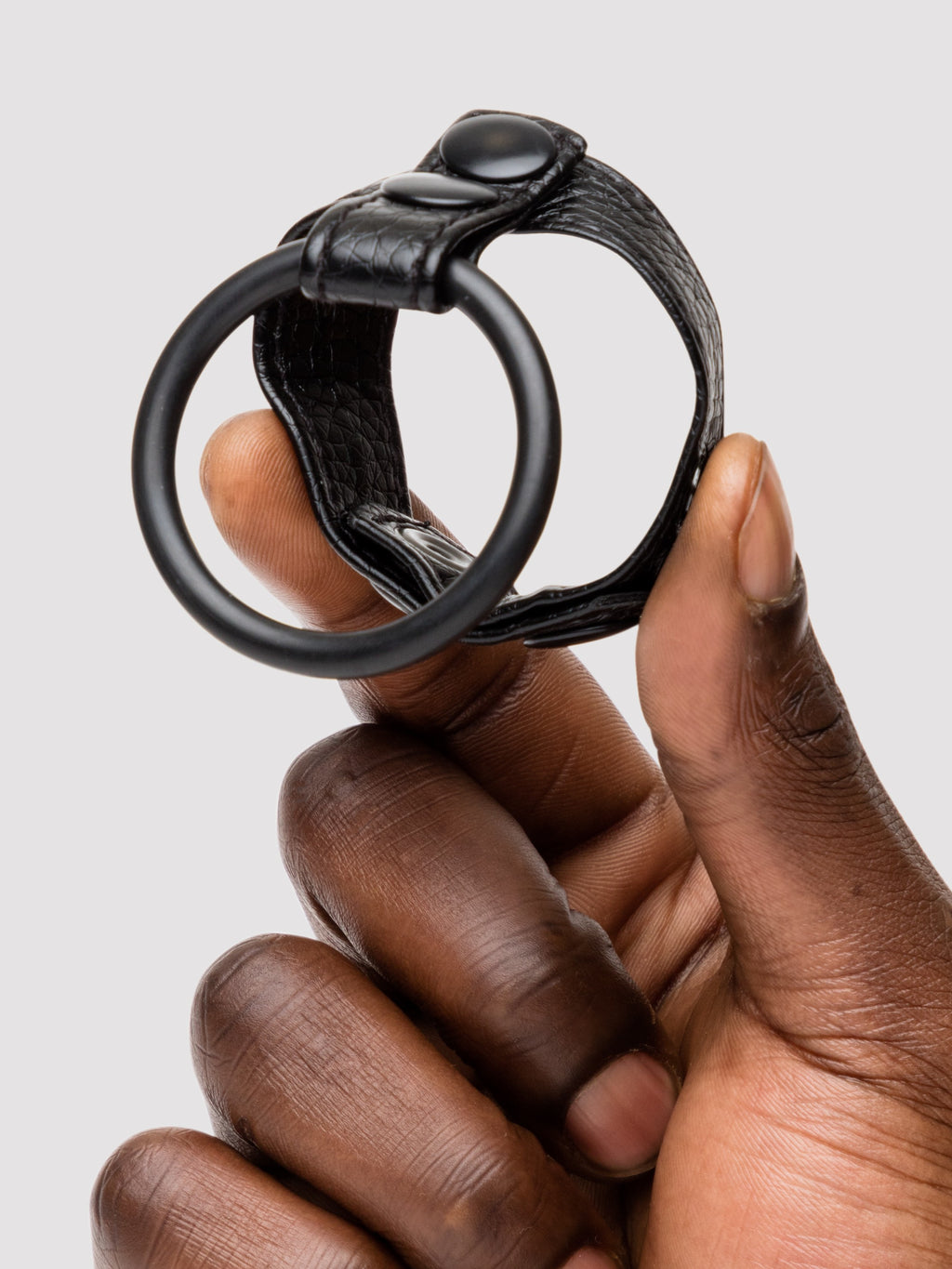 Bondage Boutique Adjustable Stamina Cock Ring, Black