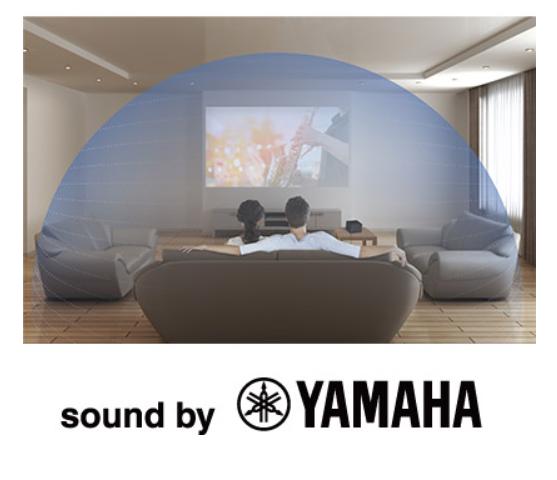 epson home projector ef-12 sound by yamaha 3lcd android tv full hd laser japan