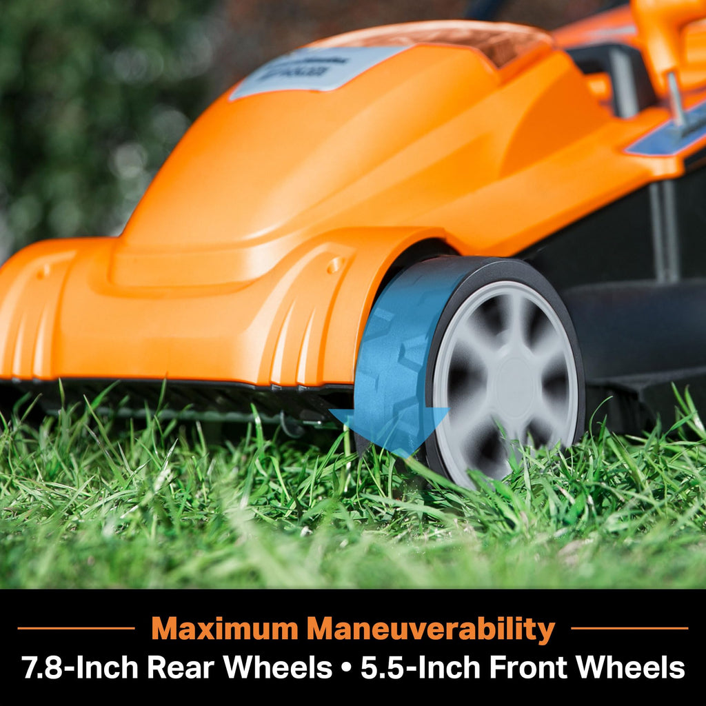 CLMF4817E 48V MAX Brushless Mower with 2X24V MAX 4.0Ah Battery and a Dual Charger
