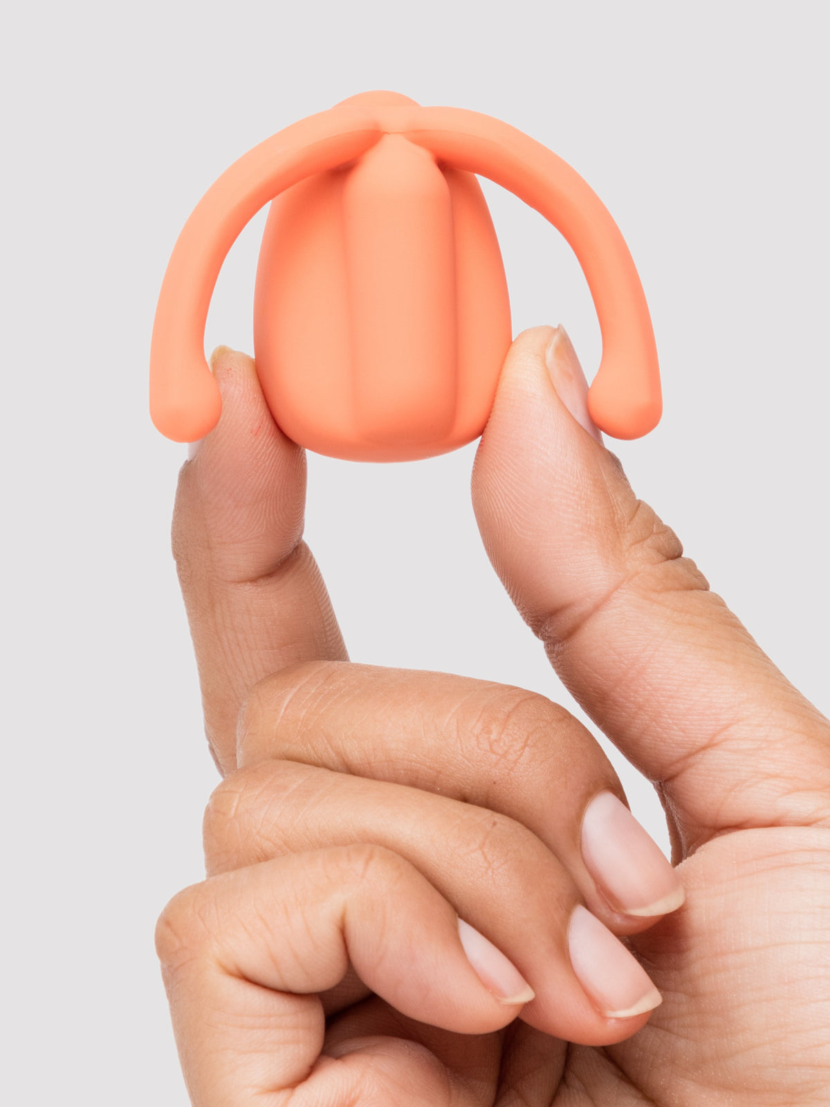 Dame Eva Hands-Rechargeable Silicone Clitoral Vibrator , Orange