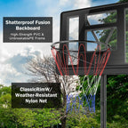 Gymax Height Adjustable Portable Basketball Hoop System Shatterproof Backboard Wheels