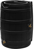 Good Ideas RW65-BLK 65 gal Rain Wizard Barrel44; Black