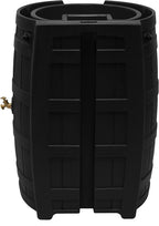 Good Ideas RW65-BLK 65 gal Rain Wizard Barrel44; Black