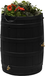 Good Ideas RW65-BLK 65 gal Rain Wizard Barrel44; Black