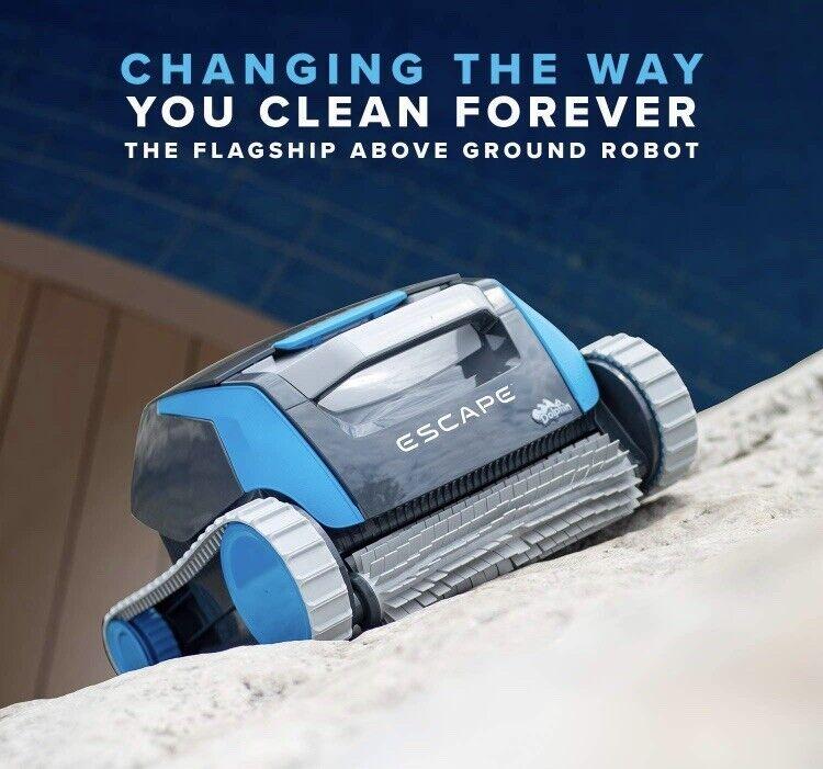 dolphin escape robotic pool cleaner for above ground pools - fair condition