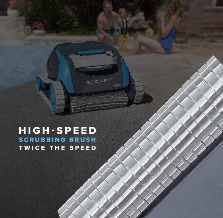 dolphin escape robotic pool cleaner for above ground pools - fair condition
