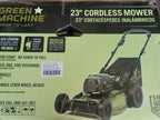 62-Volt Cordless 3-in-1 High Wheel Push Walk Behind Mower, Cutting Width 22 in.