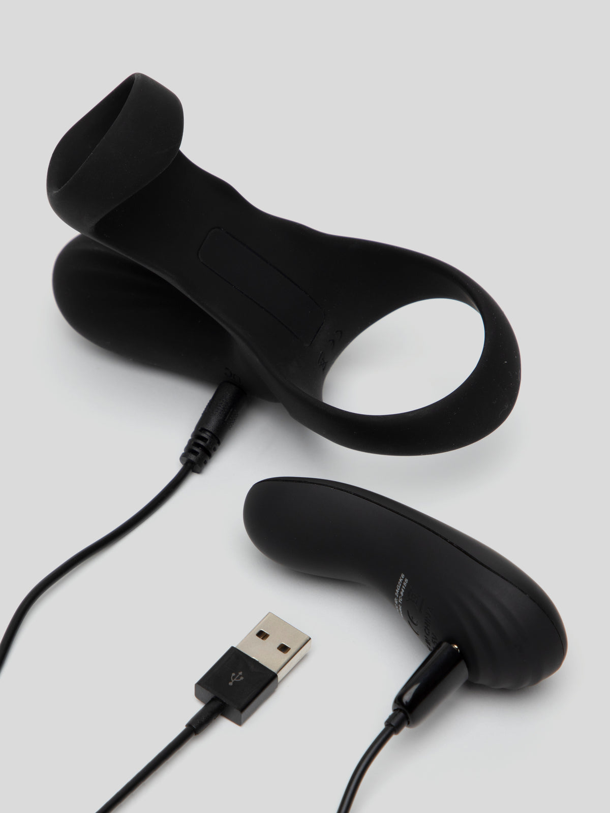 Tracey Cox EDGE Rechargeable Remote Control Penis Sleeve and Clitoral Stimulator, Black