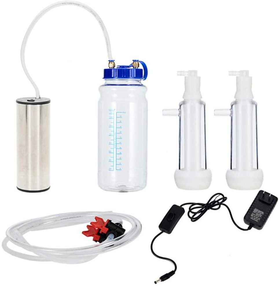 nonbrand 2l single bucket piston vacuum pulsation milking machine automatic portable livestock milking equipment, for sheep goat cow