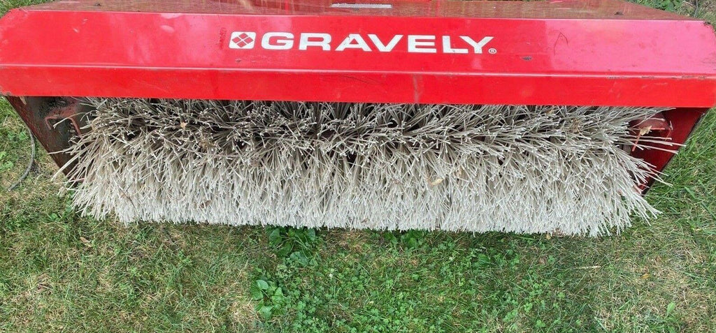 tractor 44" power brush sweeper broom attachment
