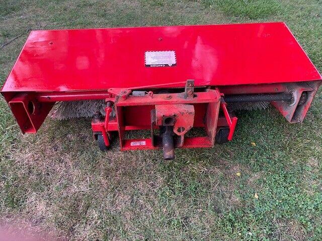 tractor 44" power brush sweeper broom attachment
