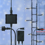Connect 24V LED Starter Kit - Transformer Controller and 4 Sets of Christmas Lights - Warm Clear