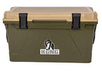 Kong 50 Quart Cooler | Durable Medium Ice Chest | Perfect Hunting, Fishing, Boating and Camping Accessory | Extended Ice Retention | Made in USA (Woodland Green)