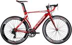 Eurobike Road Bike HYXC7000 Aluminum 54cm Frame 14 Speed Road Bicycle Red