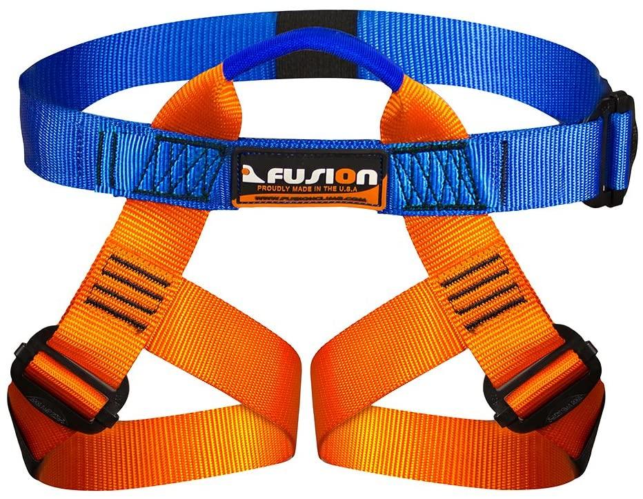 Fusion Climb Kids Backyard Zip Line Kit Harness Lanyard Trolley Bundle FK-K-HLT-01