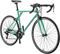 Eurobike OBK XC560 Road Bike 700C Wheels 56cm Frame for Men 21 Speed City Commuter Bicycle Complete Racing Bikes (Green)