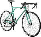 Eurobike OBK XC560 Road Bike 700C Wheels 56cm Frame for Men 21 Speed City Commuter Bicycle Complete Racing Bikes (Green)