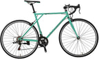 Eurobike OBK XC560 Road Bike 700C Wheels 56cm Frame for Men 21 Speed City Commuter Bicycle Complete Racing Bikes (Green)