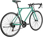 Eurobike OBK XC560 Road Bike 700C Wheels 56cm Frame for Men 21 Speed City Commuter Bicycle Complete Racing Bikes (Green)