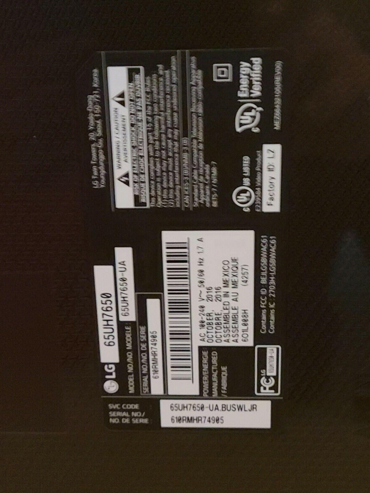 lg super uhd 4k hdr smart led tv - 65'' class