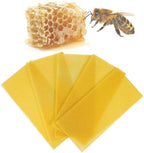 bee keeping tools natural beeswax sheets beekeepers supply beekeeping accessory beehive foundation for candle making bee hives and supplies starter for beginners 30 pieces