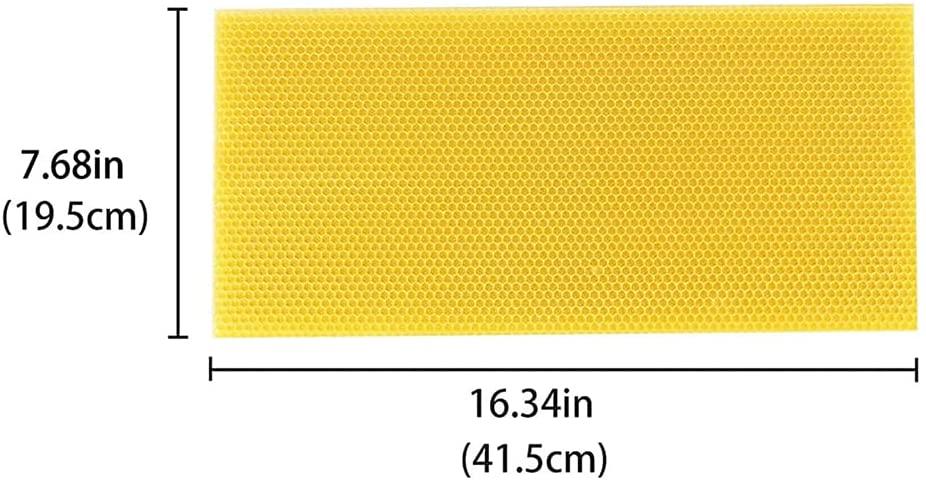 yoonwi bee keeping tools natural beeswax sheets beekeepers supply beekeeping accessory beehive foundation for candle making beehive foundation sheets