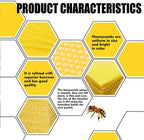 beeswax sheets 7.68x16.34 in beekeeper necessary 30pcs natural bee honey sheets for honey production bee keeping tool bee hives and supplies starter for beginners 30 pieces