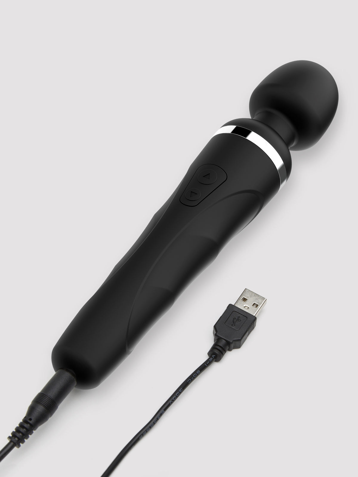 Lovense Domi 2 App Controlled Rechargeable Mini Wand Vibrator, Black