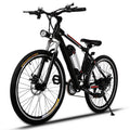 250W Electric Bike Adults Electric Mountain Bike, 26 In. Electric Bicycle 15Mph with Removable 8AH Lithium Battery, Professional 21 Speed Gears E-bike