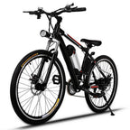 25inch 21 Speed 36V Electric Mountain Bicycle for Adults with Removable Lithium-ion Battery Integrated Mens Electric Bike, With LED Handlebar Display, LED Headlight