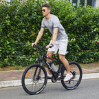 25inch 21 Speed 36V Electric Mountain Bicycle for Adults with Removable Lithium-ion Battery Integrated Mens Electric Bike, With LED Handlebar Display, LED Headlight