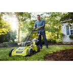 Cordless Push Lawn Mower 20 in. 40-Volt with Whisper-Quiet