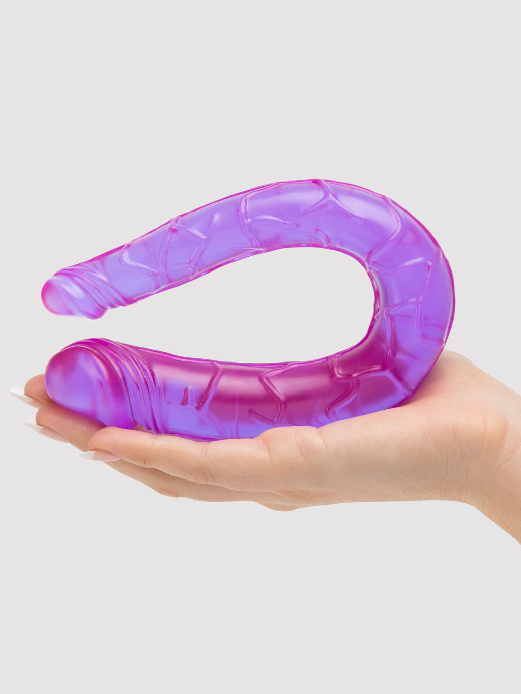BASICS Mini Double Penetration Dildo, Purple