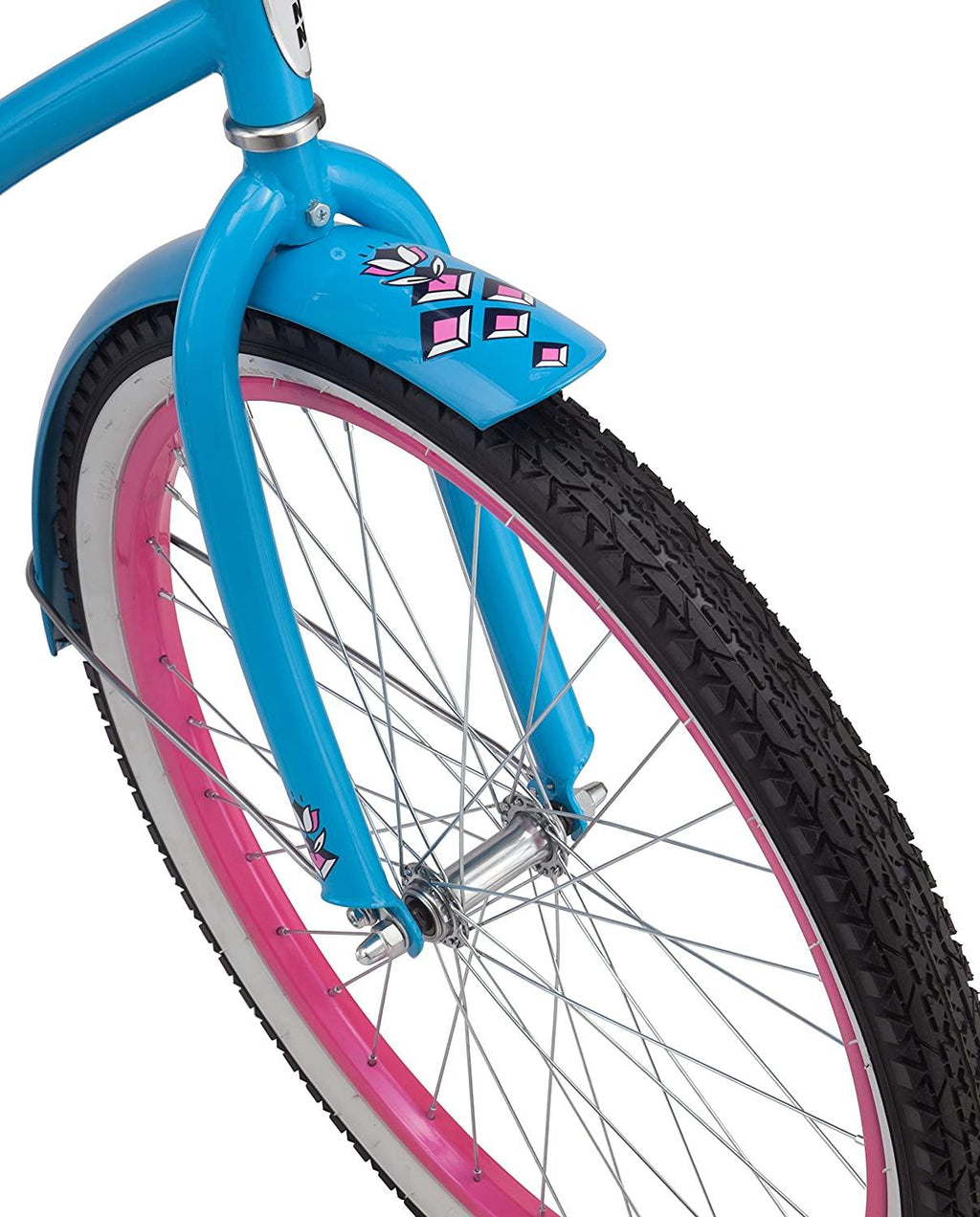 Schwinn BayCruiser Bike, Featuring Steel Step-Through Frame and Single-Speed Drivetrain with Full Wrap Fenders, 24-Inch Wheels