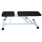 N-085 Household Indoor Fitness Adjustable Dumbbell Stool Fitness Stool White and Black