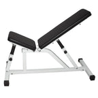 N-085 Household Indoor Fitness Adjustable Dumbbell Stool Fitness Stool White and Black