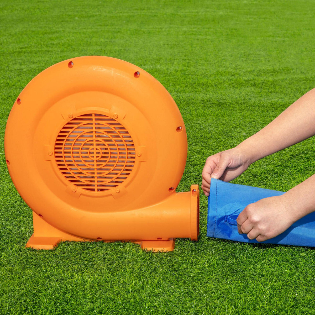 H2OGO!  H2OGO! Splash Course Kids Inflatable Backyard Outdoor Mega Obstacle Course Water Park Relay Race Game Included with Air