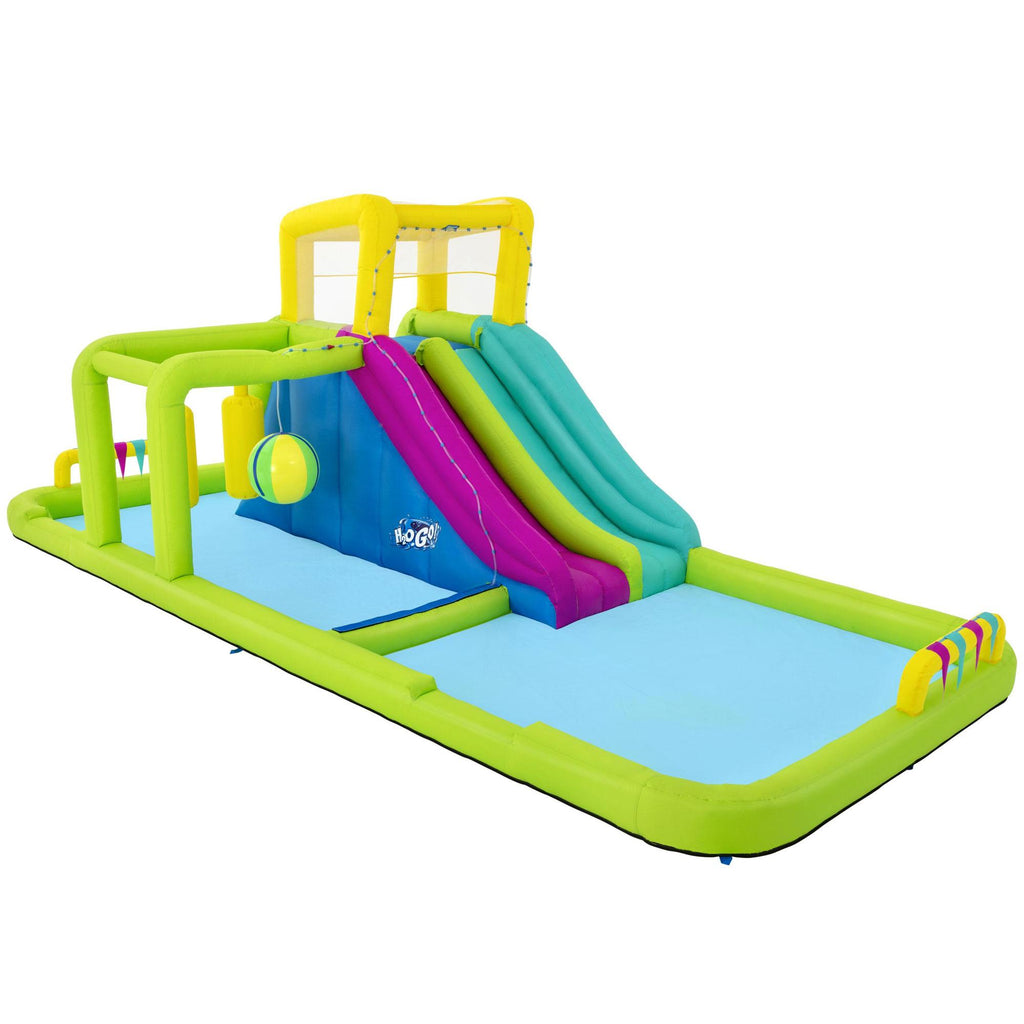 H2OGO!  H2OGO! Splash Course Kids Inflatable Backyard Outdoor Mega Obstacle Course Water Park Relay Race Game Included with Air